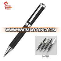 Made in China gift set carbon fiber roller ball pen with pen box