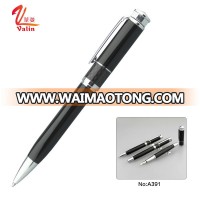 2017 New Design Luxury Hexagon Metal Ball Pen Carbon Fiber Fountain Pen with Gold Tip