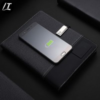 Bluetooth speaker notebook with power bank wireless charging usb disk diary